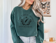 Load image into Gallery viewer, The Tired Moms Department - Comfort Colors Crewneck