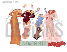 Load image into Gallery viewer, Life of a Showgirl Magnet Doll Set 2