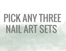Load image into Gallery viewer, Nail Decal Bundle of 3