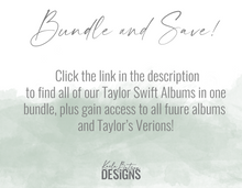 Load image into Gallery viewer, Midnights Subway Art SVG