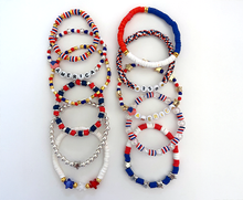Load image into Gallery viewer, Fourth of July Bracelets