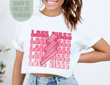 Load image into Gallery viewer, Love Vibes Disco DTF