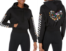 Load image into Gallery viewer, Eras Checkered Cropped Hoodie