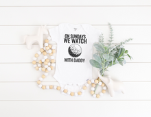 Load image into Gallery viewer, On Sundays we Watch Sports with Daddy SVG Bundle