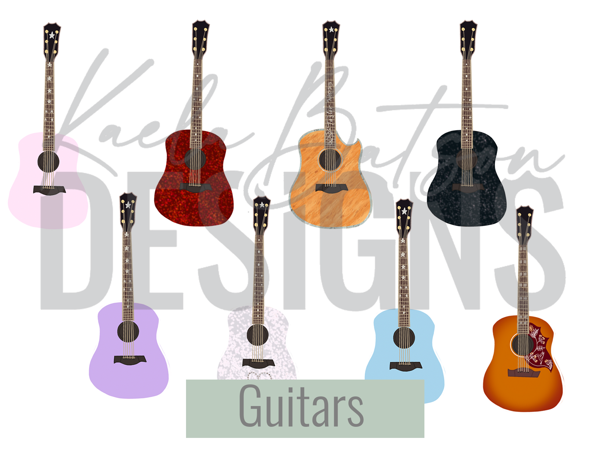 Eras Tour Guitars – Kaela Batson Designs LLC