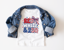 Load image into Gallery viewer, Red White and 250 4th of July Kids Tee Shirt