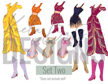 Load image into Gallery viewer, Taylor Swift Magnet Paper Doll Set Two