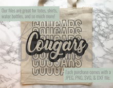 Load image into Gallery viewer, Cougars Mascot SVG