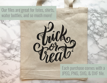 Load image into Gallery viewer, Trick or Treat SVG