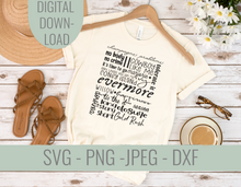 Load image into Gallery viewer, Evermore Subway Art SVG