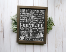 Load image into Gallery viewer, Football Subway Art SVG
