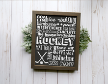 Load image into Gallery viewer, Hockey Subway Art SVG