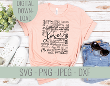 Load image into Gallery viewer, Lover Subway Art SVG