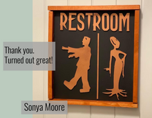 Load image into Gallery viewer, Halloween Restrooms SVG