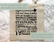 Load image into Gallery viewer, Saint Patrick's Subway Art SVG