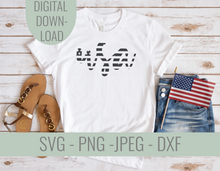 Load image into Gallery viewer, USA Stars and Stripes SVG