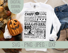 Load image into Gallery viewer, Halloween Subway Art SVG