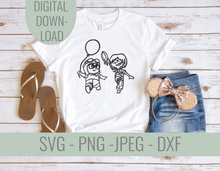 Load image into Gallery viewer, UP Young Carl and Ellie SVG