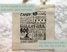 Load image into Gallery viewer, Halloween Subway Art SVG