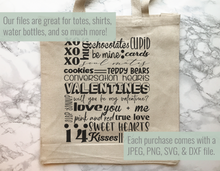 Load image into Gallery viewer, Valentines Day Subway Art SVG