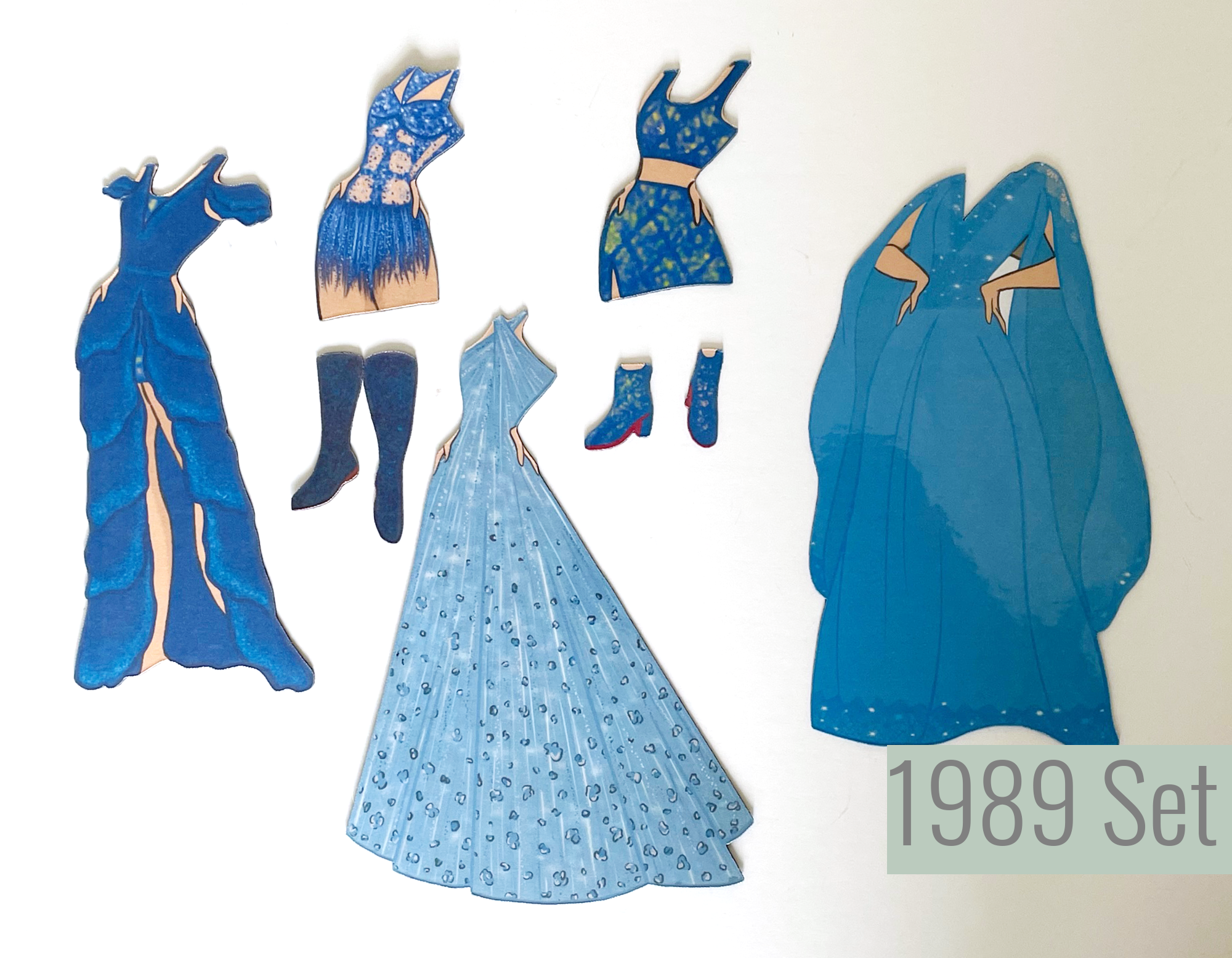 Taylor Swift Magnet Paper Doll Set One – Kaela Batson Designs
