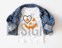 Load image into Gallery viewer, Taylor Tot Pumpkin Lover Face Shirt
