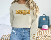 Load image into Gallery viewer, Customizable Mama Sweatshirt
