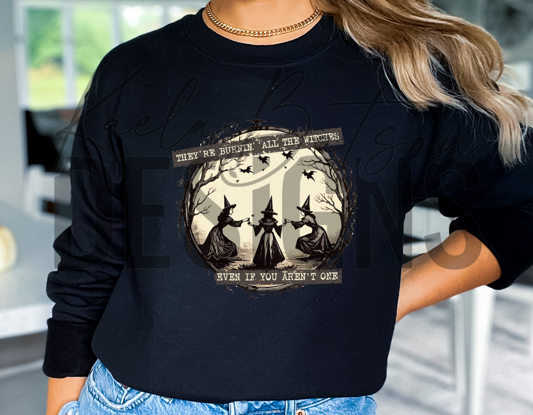 Burnin' All The Witches - Gildan Sweatshirt