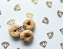 Load image into Gallery viewer, Set of 12 Diamond Donut Toppers
