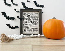 Load image into Gallery viewer, Halloween Movies Subway Art SVG
