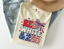 Load image into Gallery viewer, Red White and 250 4th Of July Shirt

