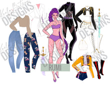 Load image into Gallery viewer, Huntrix  Paper Doll Set One
