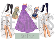 Load image into Gallery viewer, Taylor Swift Magnet Paper Doll Set Four
