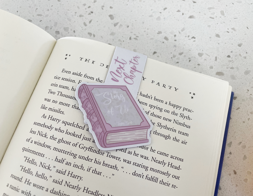 Next Chapter - Story of Us Magnetic Book Mark