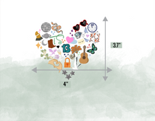 Load image into Gallery viewer, TS Heart Symbol UV DTF
