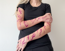 Load image into Gallery viewer, K-Pop Demon Hunter Temporary Tattoo Set
