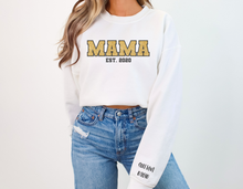 Load image into Gallery viewer, Customizable Mama Sweatshirt
