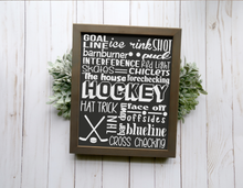 Load image into Gallery viewer, Hockey Subway Art SVG
