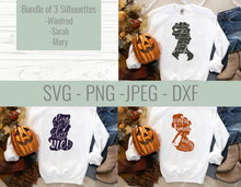 Load image into Gallery viewer, Hocus Pocus Sanderson Sisters Bundle SVG
