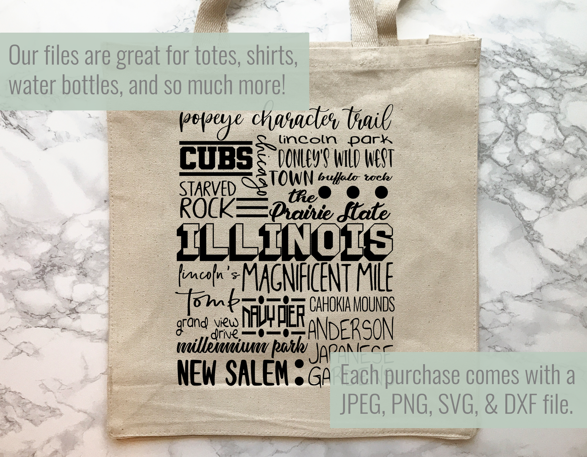 Illinois Famous Locations SVG – Kaela Batson Designs