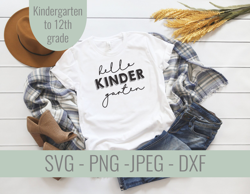 Hello Back to School SVG Bundle