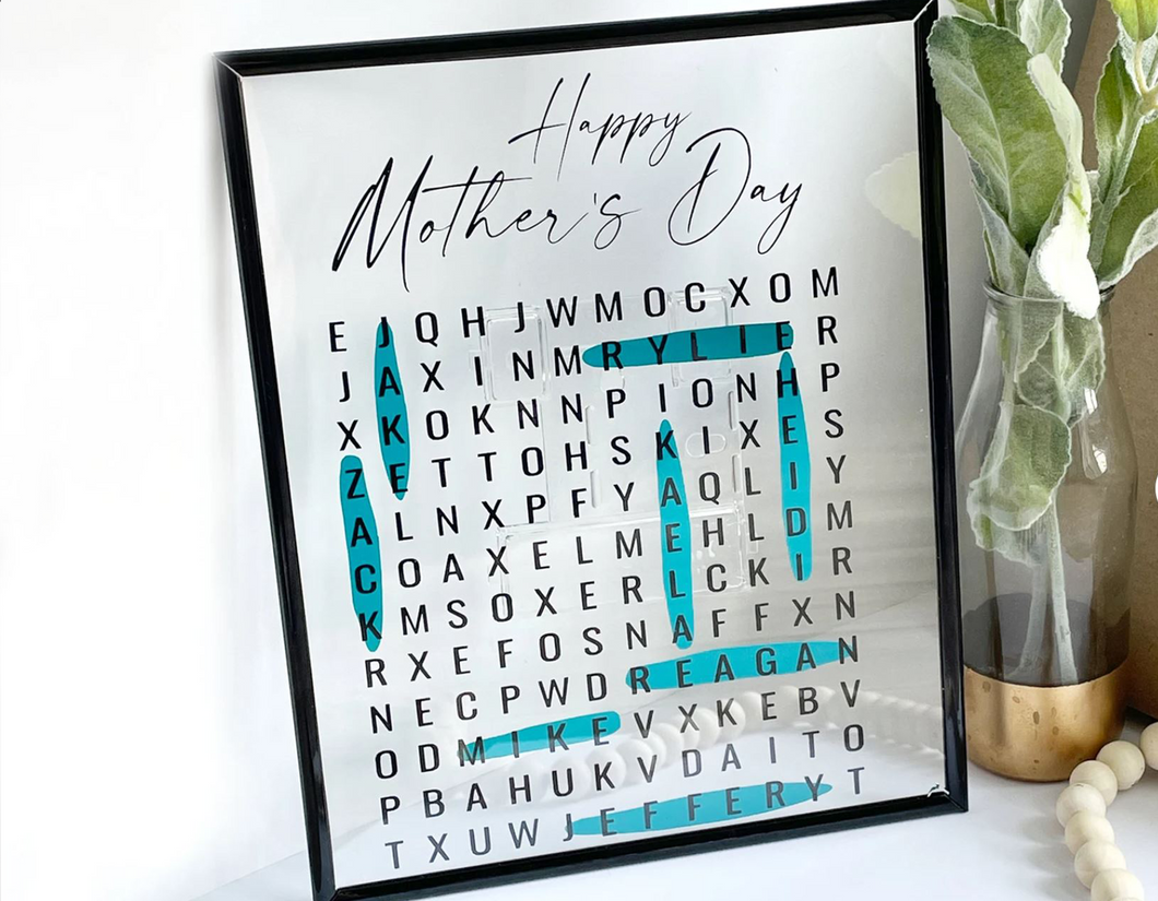 Mother's Day Word Search Frame