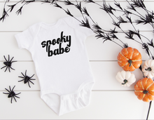 Load image into Gallery viewer, Spooky Babe Halloween Onesies®
