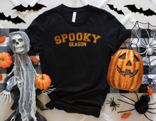 Load image into Gallery viewer, Black Spooky Season Halloween Shirt
