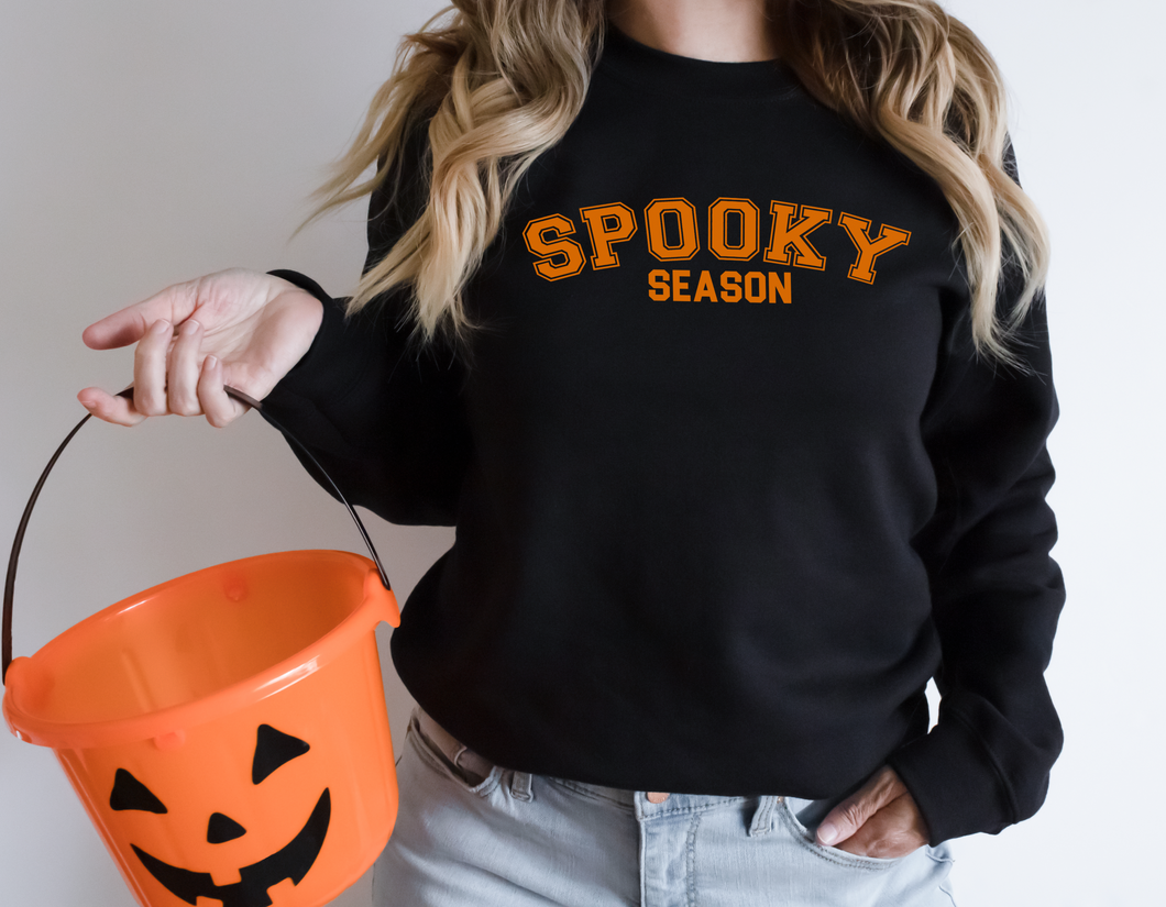 Black Spooky Season Halloween Sweatshirt