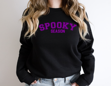 Load image into Gallery viewer, Black Spooky Season Halloween Sweatshirt
