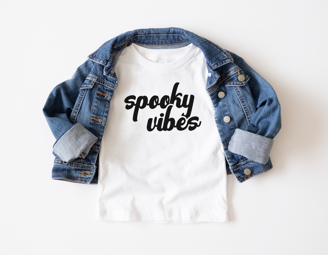 Spooky Vibes Halloween Toddler Shirt