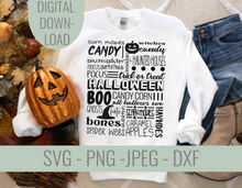 Load image into Gallery viewer, Halloween Subway Art SVG
