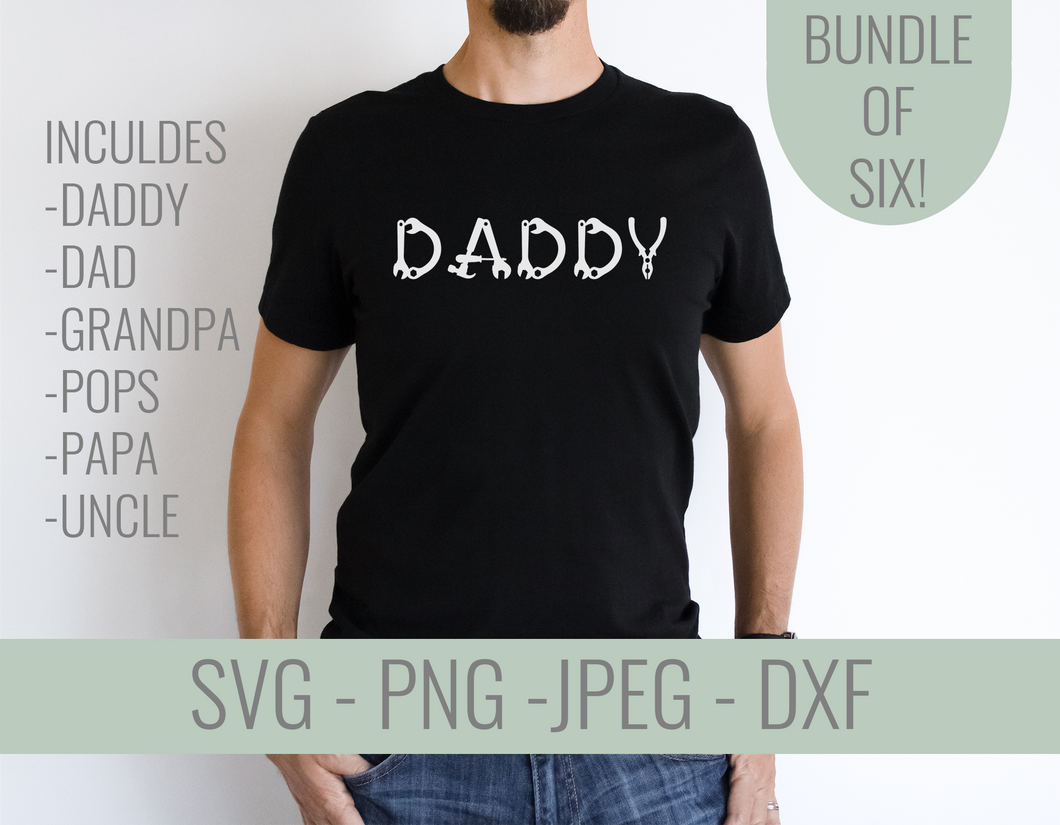 Dad Names SVG Bundle