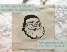 Load image into Gallery viewer, Retro Santa Claus Christmas SVG
